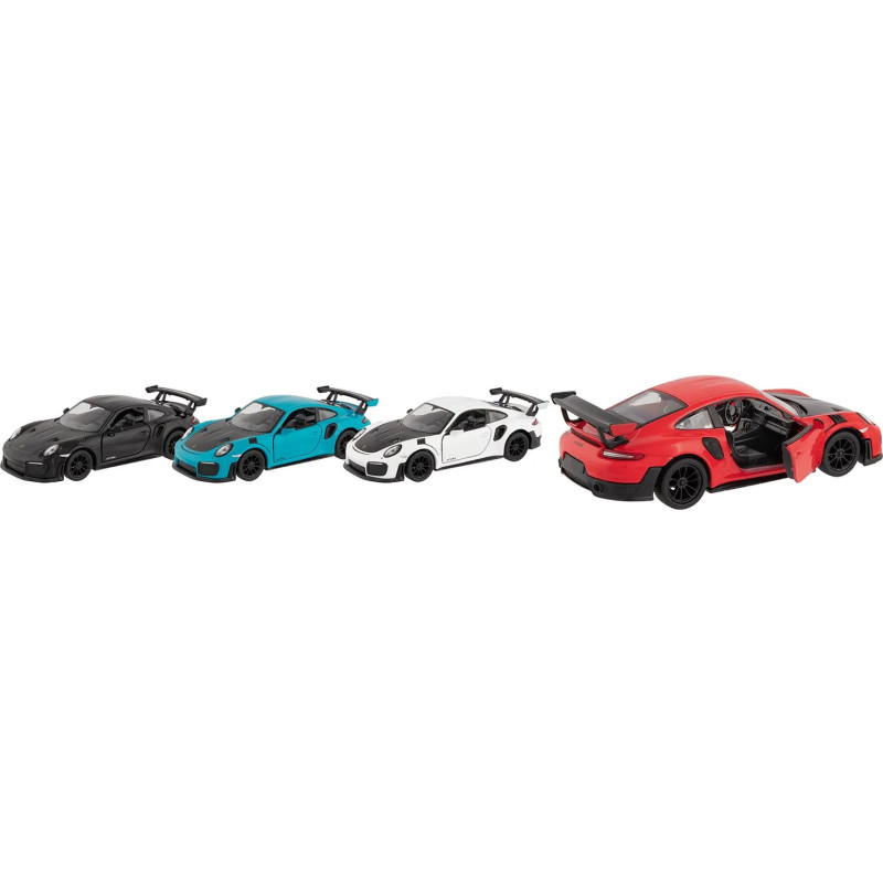 Display de 12 Porsche 911 GT2 RS, en métal, 1/36, L de 12,5 cm - jouet à l'ancienne
