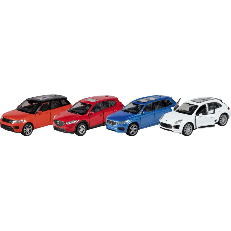 Display de 12 SUV, en métal, L de 11,5 cm - jouet à l'ancienne