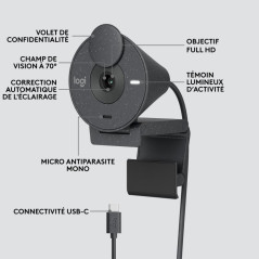 Webcams - Logitech - Brio 300 | Soul Rebel E-Shop