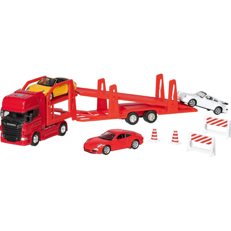 Set de 3 Camion Scania V8, 1/60-64, L de 29 cm - jouet à l'ancienne