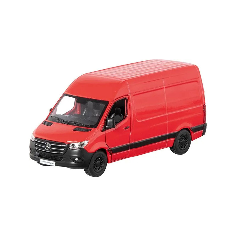 Display de 12 Mercedes Benz Sprinter, en métal, 1/48, L de 12,5 cm - jouet à l'ancienne
