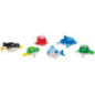 Set de 12 Animaux aquatiques, moteur à remonter - jouet à l'ancienne