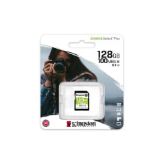 Cartes mémoire - Kingston Technology - Carte SDXC Canvas Select Plus 100R C10 UHS-I U3 V30 de 128 Go | Soul Rebel E-Shop