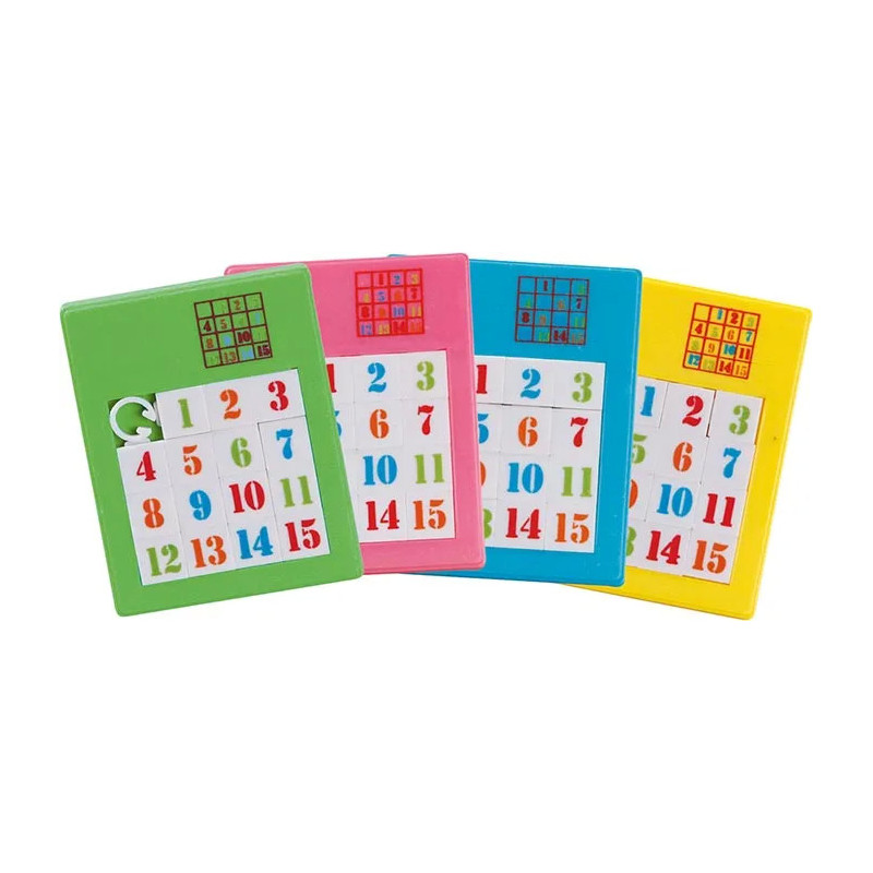 Set de 24 Puzzle pousse-pousse - jouet à l'ancienne