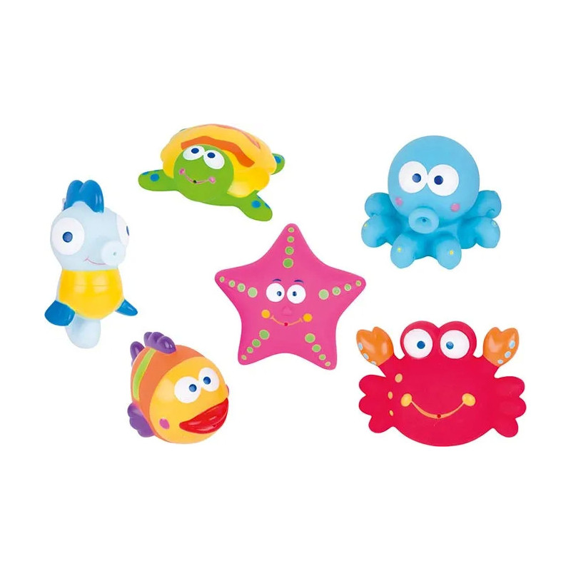 Display of 24 Water-spitting Animals - Old-fashioned toy