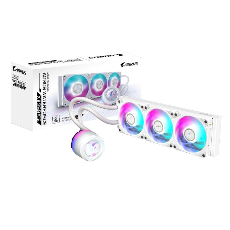 Systèmes de refroidissement d’ordinateur - GIGABYTE - AORUS WATERFORCE X II 360 ICE Refroidisseur liquide pour processeur AIO - 