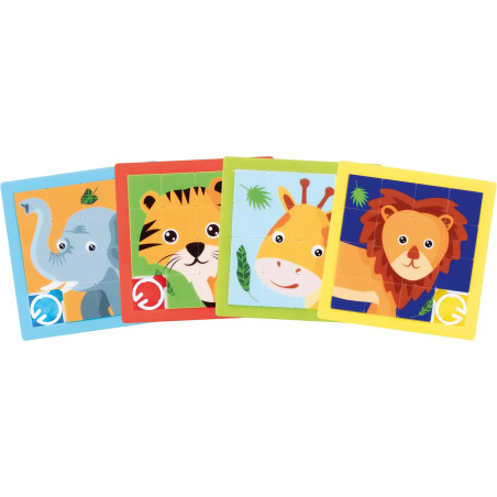 Puzzle pousse-pousse