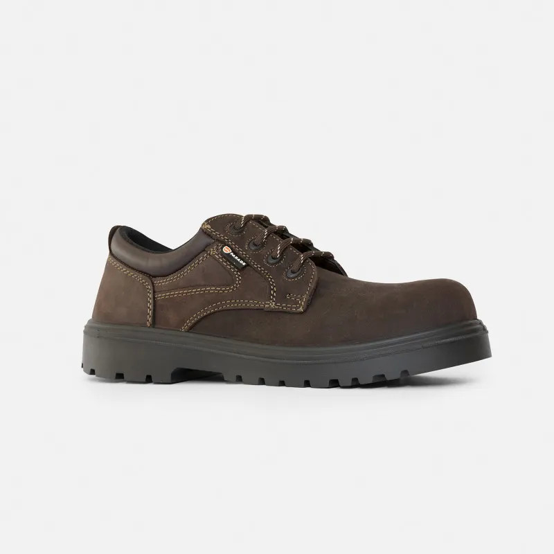 Low safety shoes - First - Men - EN ISO 20345 - S3 SRC - Brown