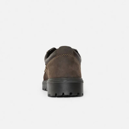 Low safety shoes - First - Men - EN ISO 20345 - S3 SRC - Brown