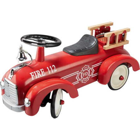 Porteur pompiers - Jouet à l'ancienne - Disponible sur Soul Rebel E-Shop
