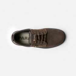 Low safety shoes - First - Men - EN ISO 20345 - S3 SRC - Brown