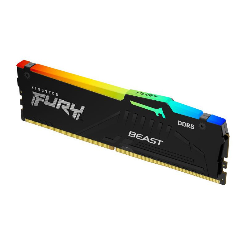 Modules de mémoire - Kingston Technology - 16GB 6000MT/s DDR5 CL30 DIMM FURY Beast RGB EXPO