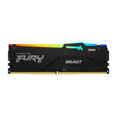 Modules de mémoire - Kingston Technology - 16GB 6400MT/s DDR5 CL32 DIMM FURY Beast RGB EXPO | Soul Rebel E-Shop