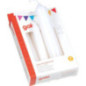 Set de 11 bougies d'anniversaire