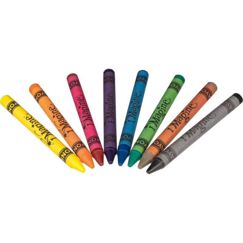 Set de 12 Crayons de couleur pour textiles - jouet à l'ancienne