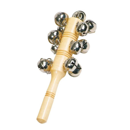 Bâton à grelots avec 13 clochettes - Jouet à l'ancienne - Disponible sur Soul Rebel E-Shop