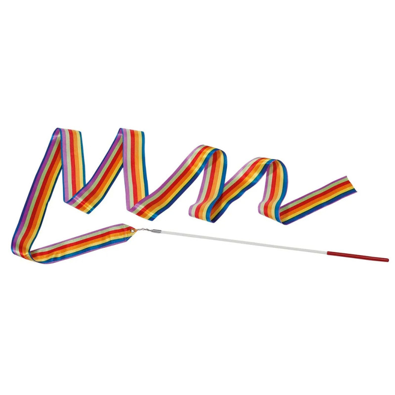 Set of 12 Rainbow Gymnastics Ribbons - Old-Fashioned Toy