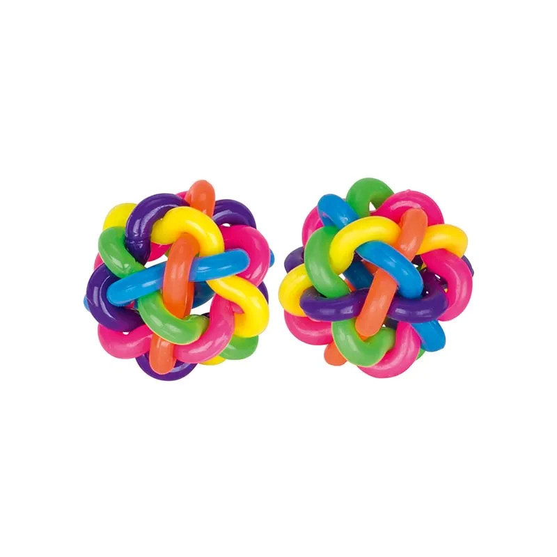 Set de 24 Balles arc-en-ciel - jouet à l'ancienne