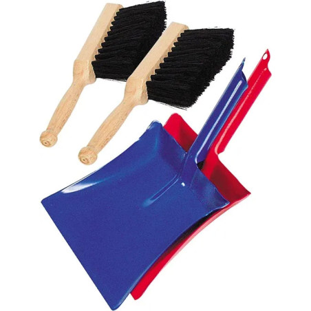 Pelle en métal et 1 balayette en poils pour enfant - Jouet à l'ancienne - Disponible sur Soul Rebel E-Shop