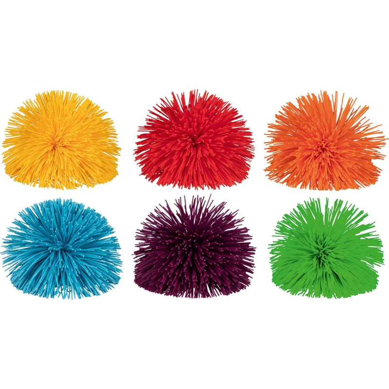 Set de 12 Balle pompon - jouet à l'ancienne