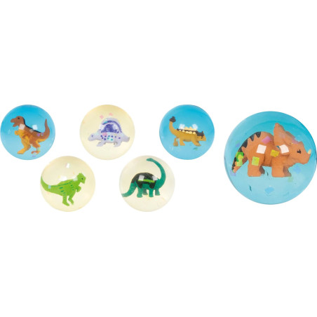 Balles rebondissantes dinosaure - Jouet à l'ancienne - Disponible sur Soul Rebel E-Shop