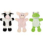 Set de 6 Marionnettes vache, cochon et grenouille (avec pattes) - jouet à l'ancienne
