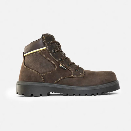 CHAUSSURES DE SECURITE HAUTES PARADE FOREST MARRON EN ISO 20345 : 2011 S3 SRC