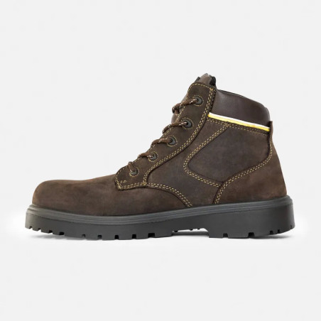 Chaussures de securite hautes - Forest - Homme - EN ISO 20345 - S3 SRC - Marron