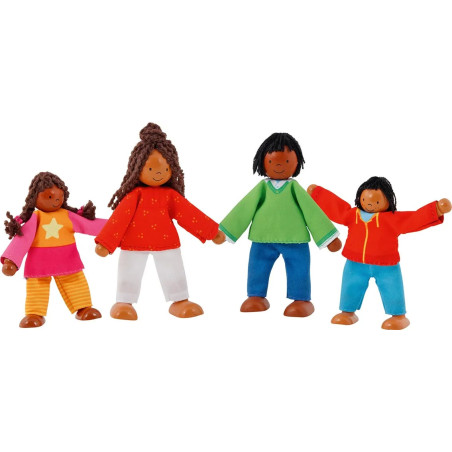 Poupées flexibles Famille moderne II - Jouet à l'ancienne - Disponible sur Soul Rebel E-Shop