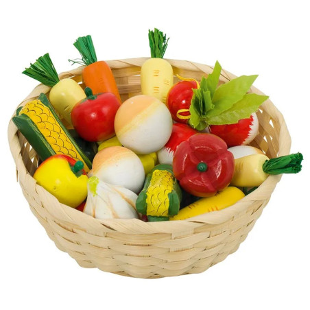 Corbeille de légumes - Jouet à l'ancienne - Disponible sur Soul Rebel E-Shop