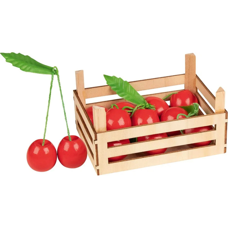 Set de 1 Cerises dans une cagette - jouet à l'ancienne