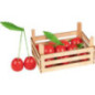 Set de 1 Cerises dans une cagette - jouet à l'ancienne