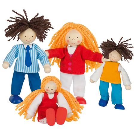 Poupées flexibles famille branchée - Jouet à l'ancienne - Disponible sur Soul Rebel E-Shop