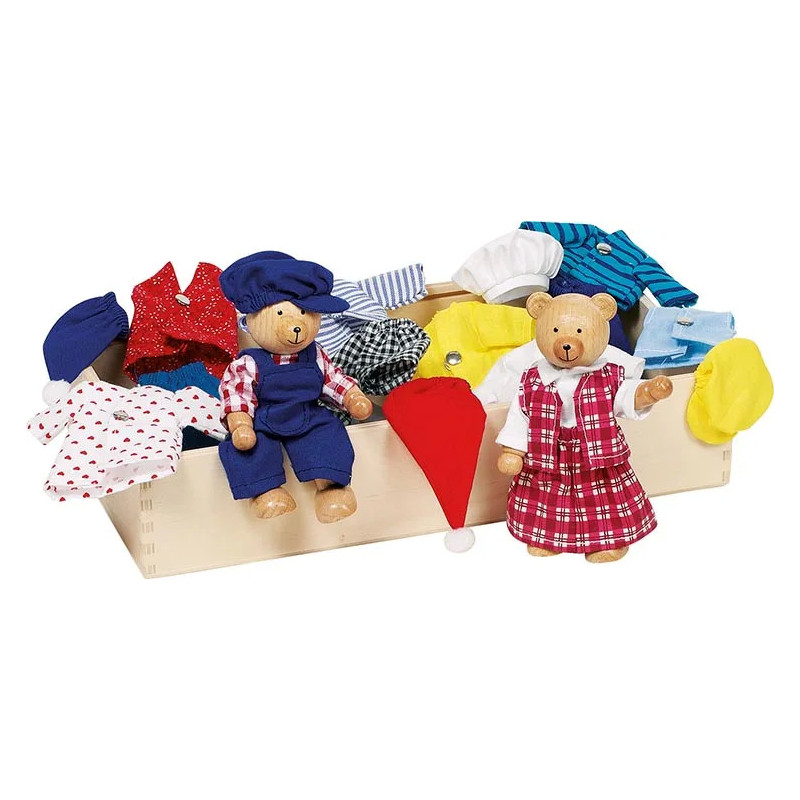 Set de 1 Garde-robe pour ours, Benna & Bennoh - jouet à l'ancienne