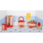 Set de 1 Meubles de poupées, salle de bain - jouet à l'ancienne