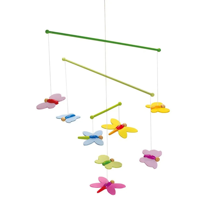 pièce 1 Mobile, papillons - jouet à l'ancienne