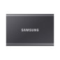 Lecteurs à circuits intégrés externes - Samsung - SSD externe T7 USB 3.2 4 To (Gris)