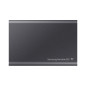 Lecteurs à circuits intégrés externes - Samsung - SSD externe T7 USB 3.2 4 To (Gris)