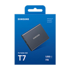 Lecteurs à circuits intégrés externes - Samsung - SSD externe T7 USB 3.2 4 To (Gris) | Soul Rebel E-Shop