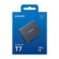 Lecteurs à circuits intégrés externes - Samsung - SSD externe T7 USB 3.2 4 To (Gris)
