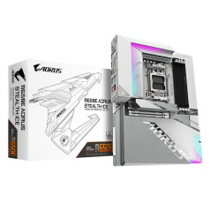 Cartes mères - GIGABYTE - B650E AORUS STEALTH ICE Carte mère - AMD Ryzen série 9000, VRM 12+2+2 phases, jusqu'à 8000 MHz DDR5 (O