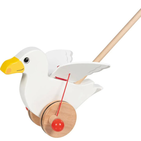 Animal à pousser Mouette Jonas - Jouet à l'ancienne - Disponible sur Soul Rebel E-Shop