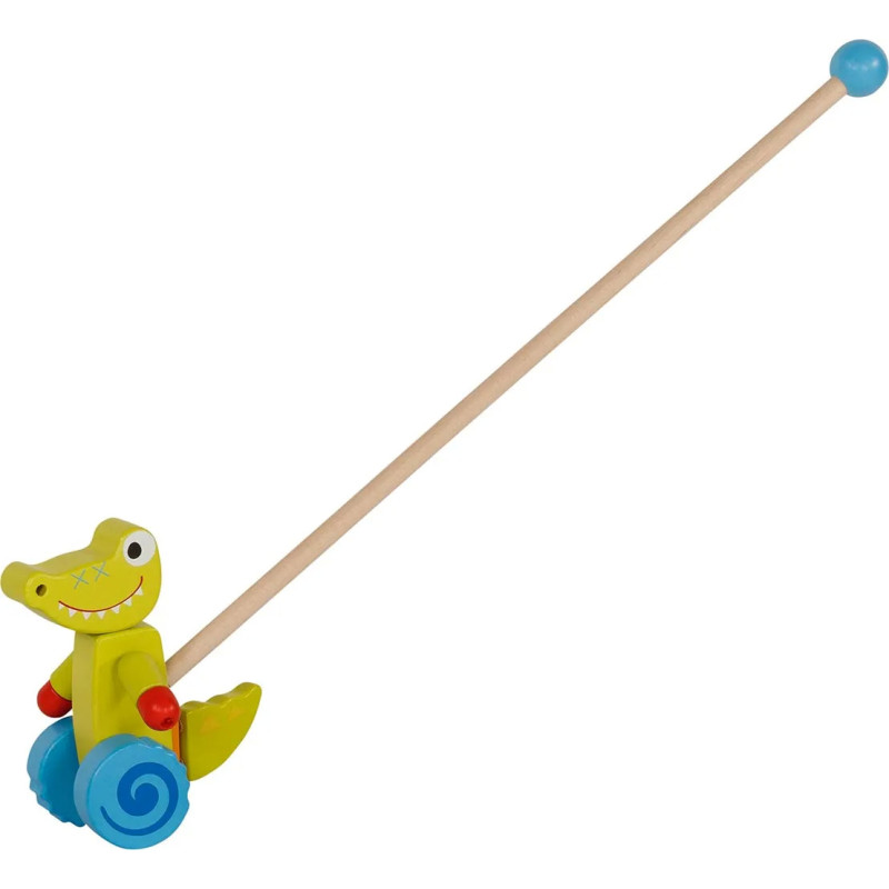 pièce 1 Animal à pousser crocodile - jouet à l'ancienne