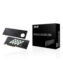 Cartes et adaptateurs d'interfaces - ASUS - Hyper M.2 x16 Gen5 Card | Soul Rebel E-Shop