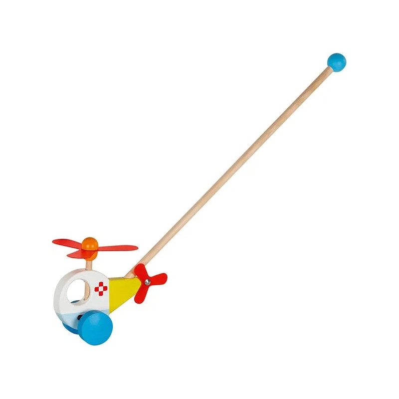 pièce 1 Véhicule à pousser Hélicoptère - jouet à l'ancienne