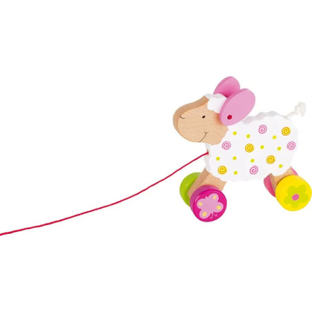 Animal à tirer mouton Suse - Jouet à l'ancienne - Disponible sur Soul Rebel E-Shop