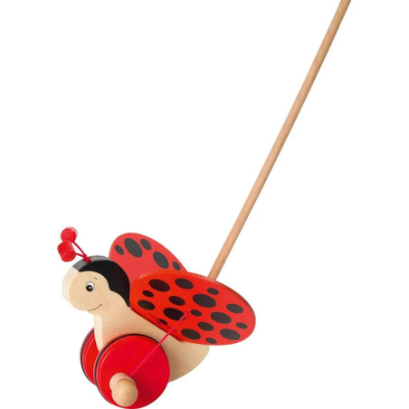 Animal à pousser coccinelle Florah - Jouet à l'ancienne - Disponible sur Soul Rebel E-Shop