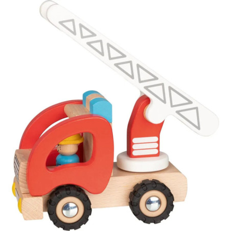 Camion de pompiers avec échelle - Jouet à l'ancienne - Disponible sur Soul Rebel E-Shop