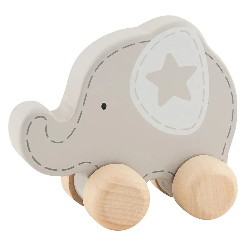 Set de 4 Éléphant à saisir - jouet à l'ancienne