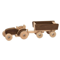 Tracteur avec remorque